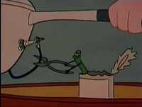 A pantera cor de rosa : Pantera Pescando