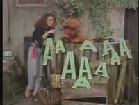 Alexandra Lencastre @ Rua Sésamo- Guiomar e Ferrão: A Letra A